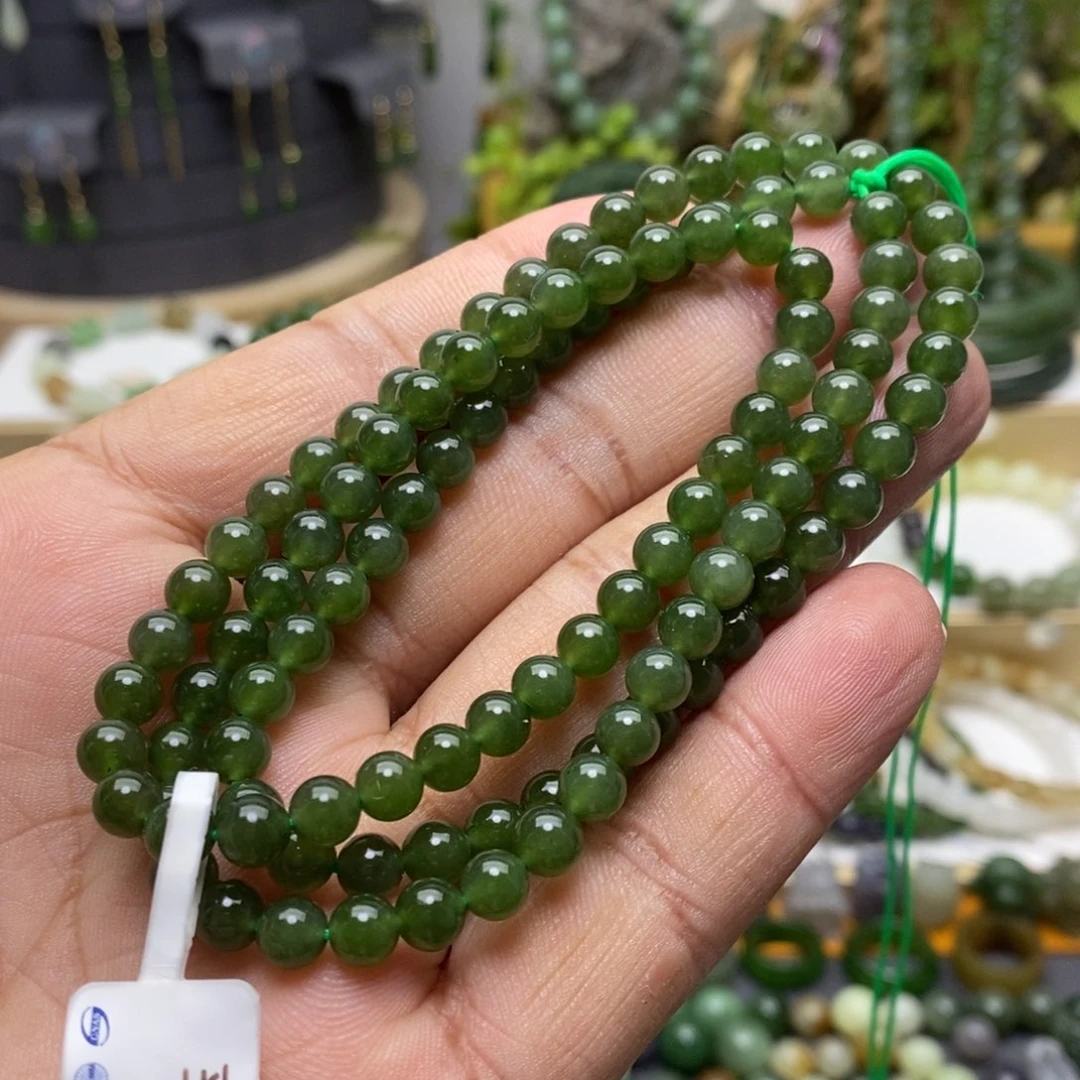 和田玉（碧玉）颈饰未镶嵌47