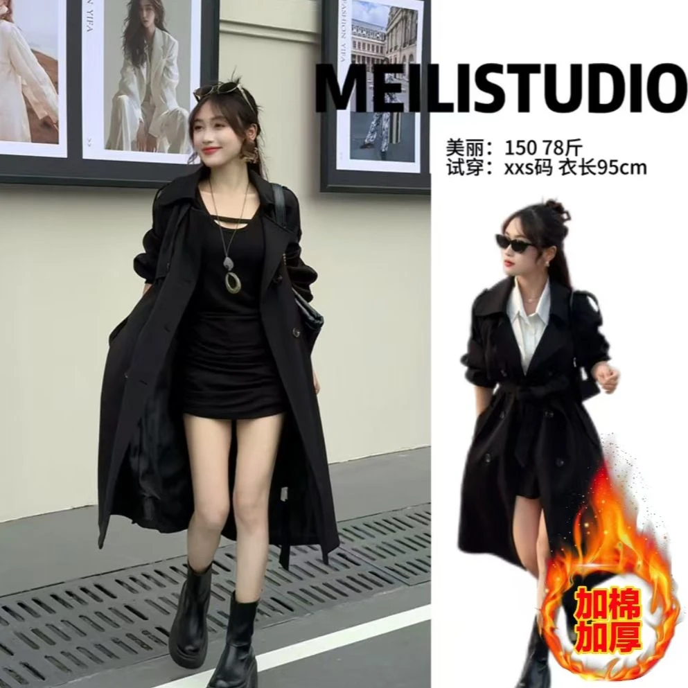 风衣外套女款新款小个子韩版气质大衣8588