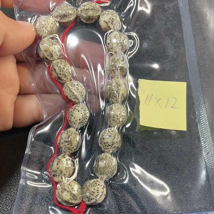 把件星月菩提雕刻橄榄核雕手串