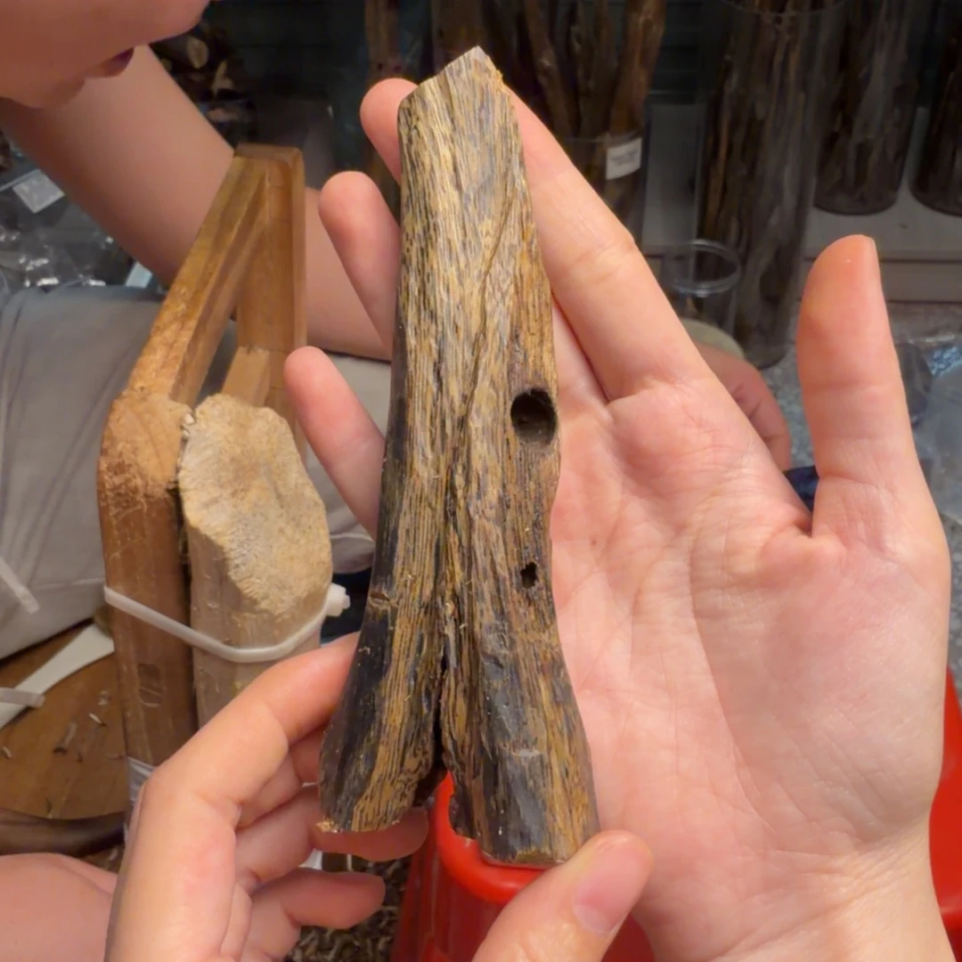 沉香沉香碎屑白棋块料36克