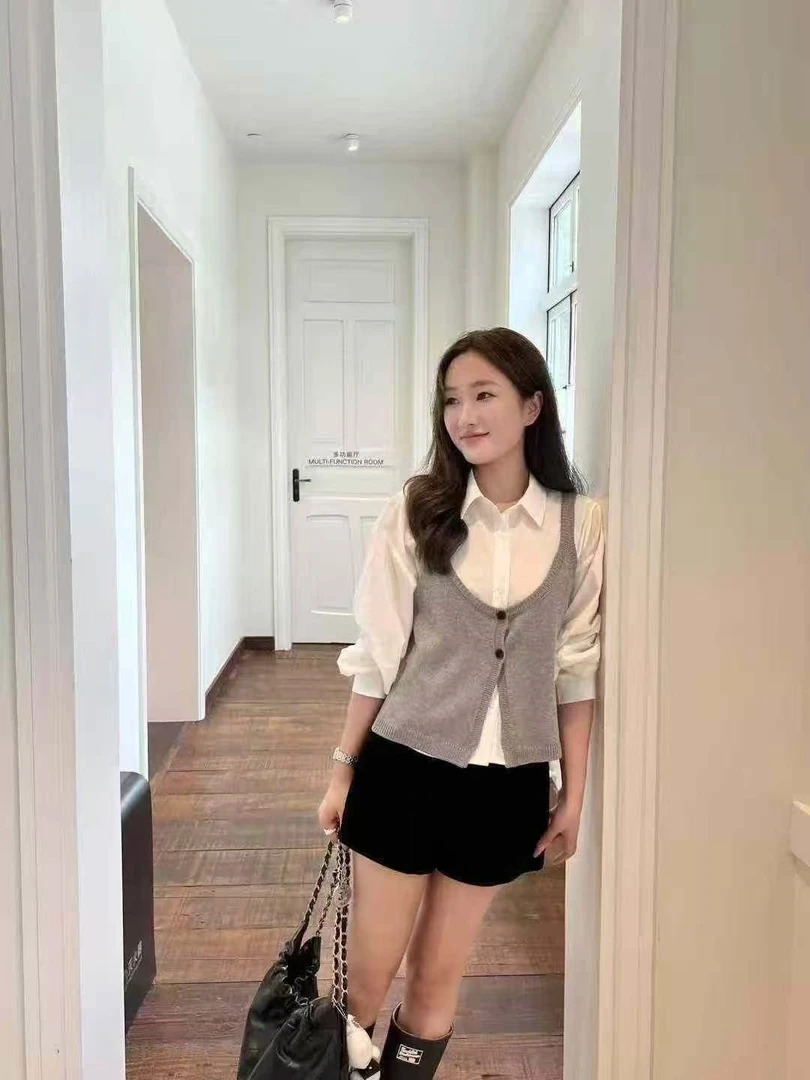 梦婷推荐衬衫两件套