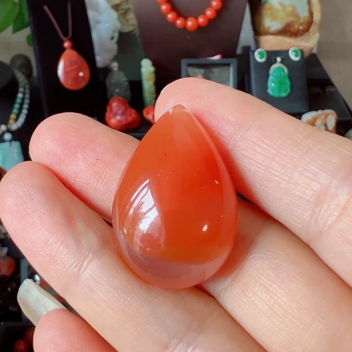 a***s南红玛瑙未镶嵌吊坠(不含链)