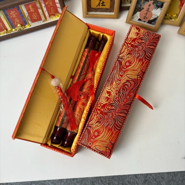 中式宋锦手写婚书定向链接