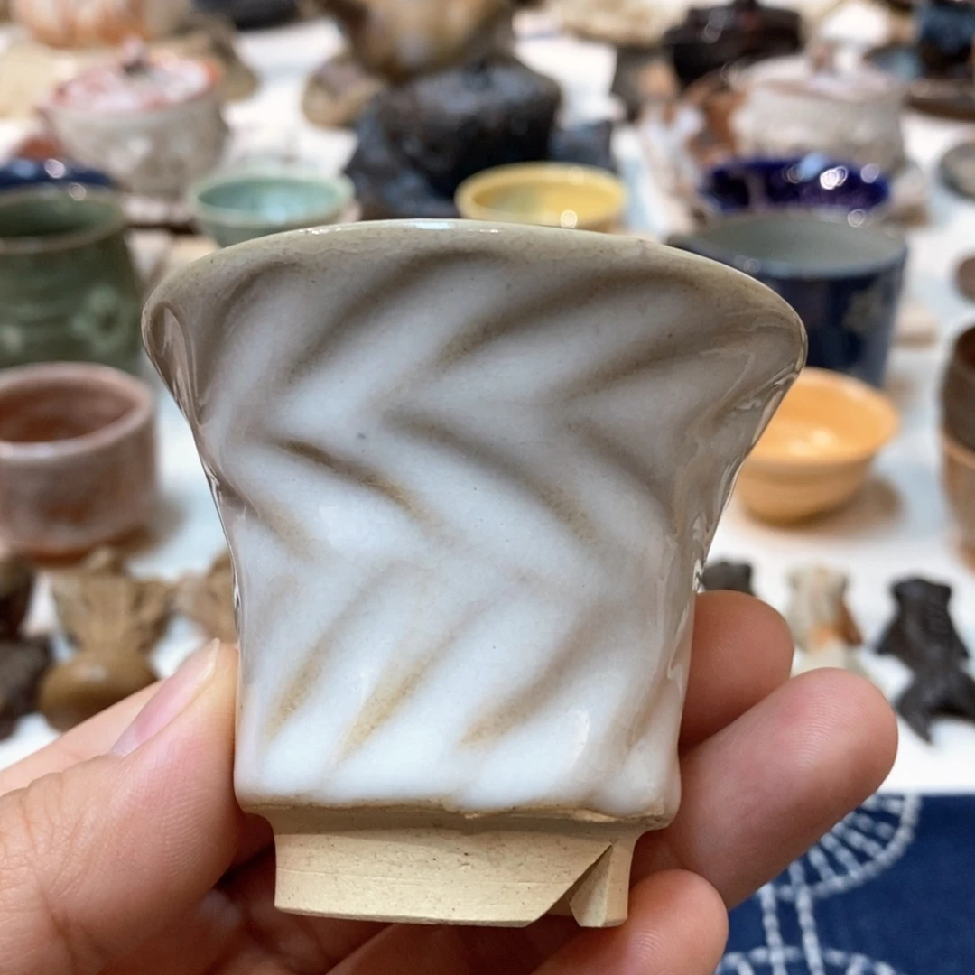 柴烧侘寂粗陶茶具