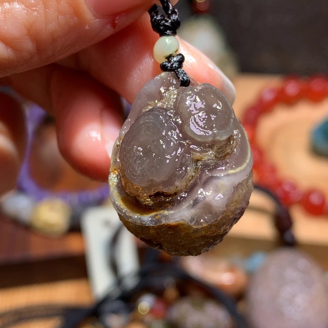 未镶嵌玛瑙/玉髓珠宝半成品