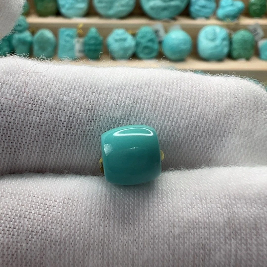 未镶嵌绿松石直切珠 7.5x7.3mm