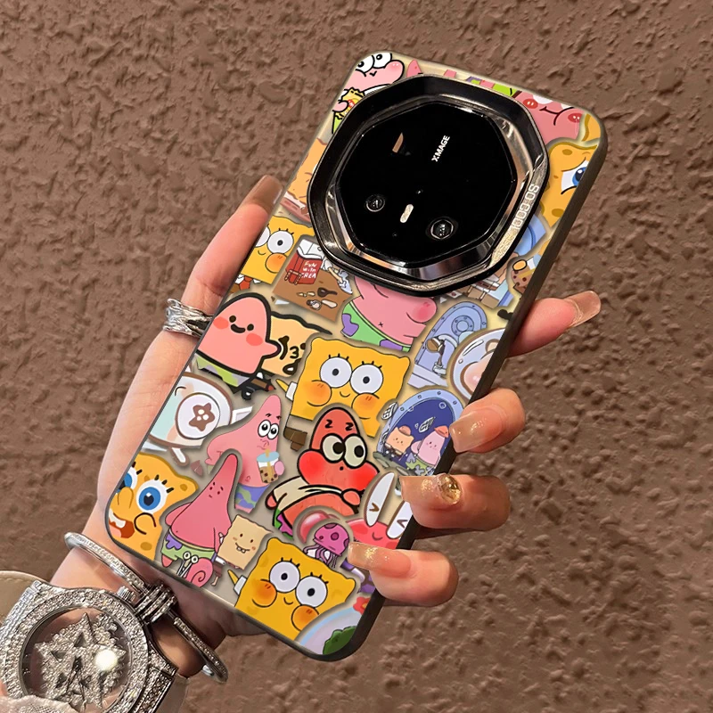 适用华为mate70rs非凡大师手机壳海绵宝宝mate60pro保时捷60rs新