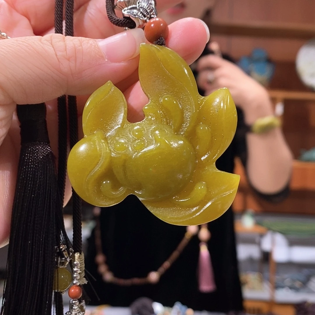 未镶嵌岫玉毛衣链