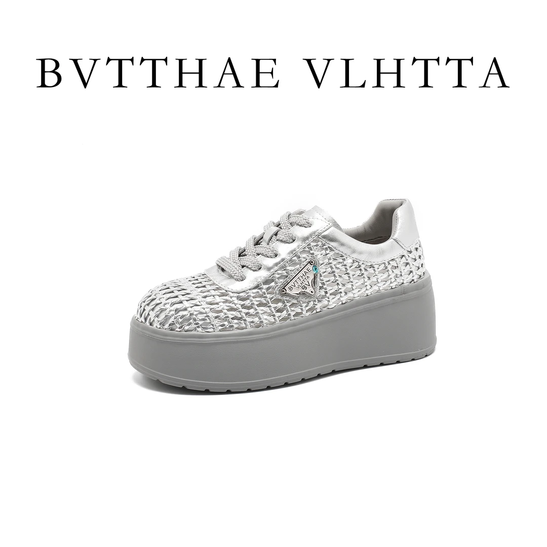 【官方正品】【5G防伪芯片】BV 女士海洋之心时尚编织镂空百搭女鞋