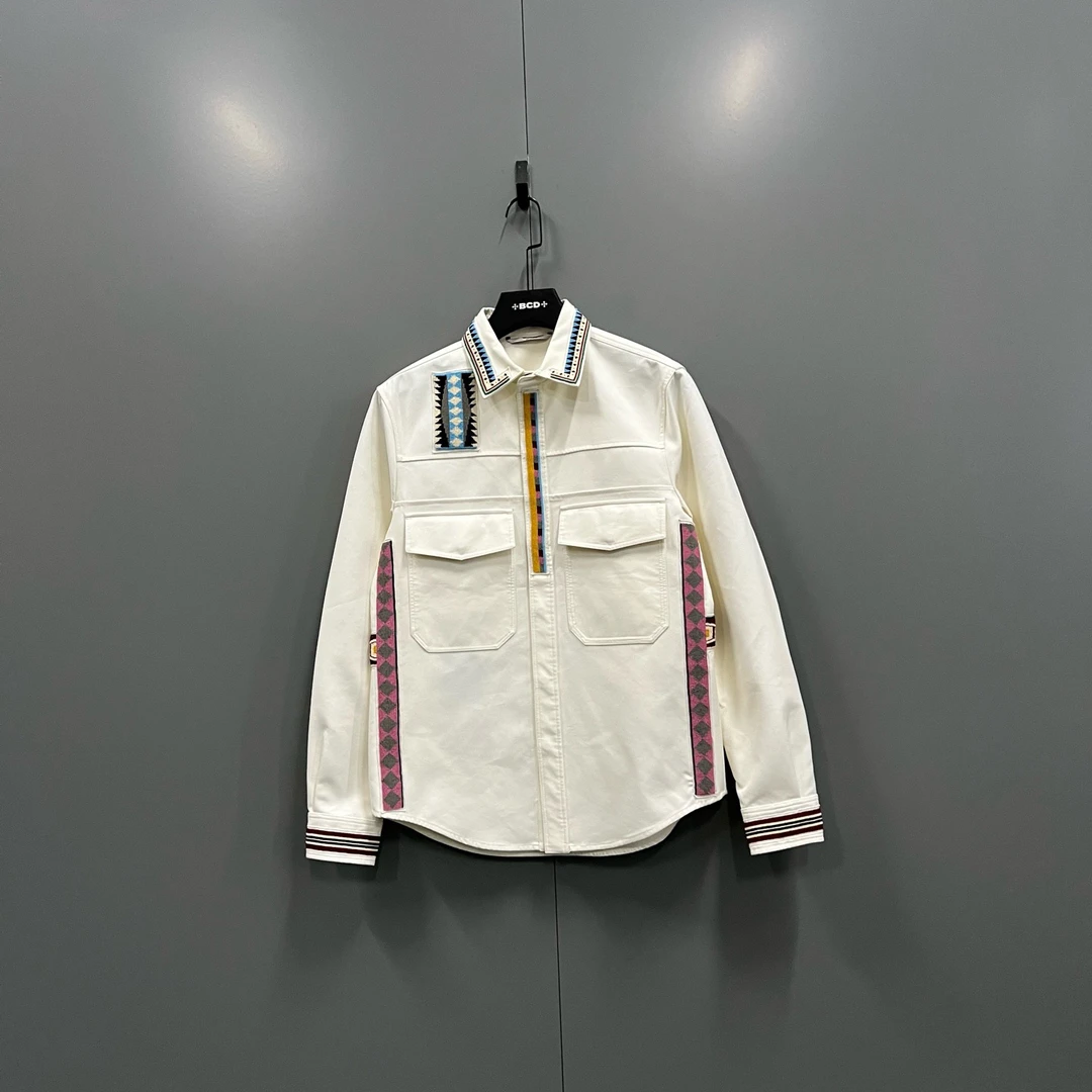 99新 Valentino/华伦天奴 楠 秀款 彩色珠饰刺绣夹克 46码/103005