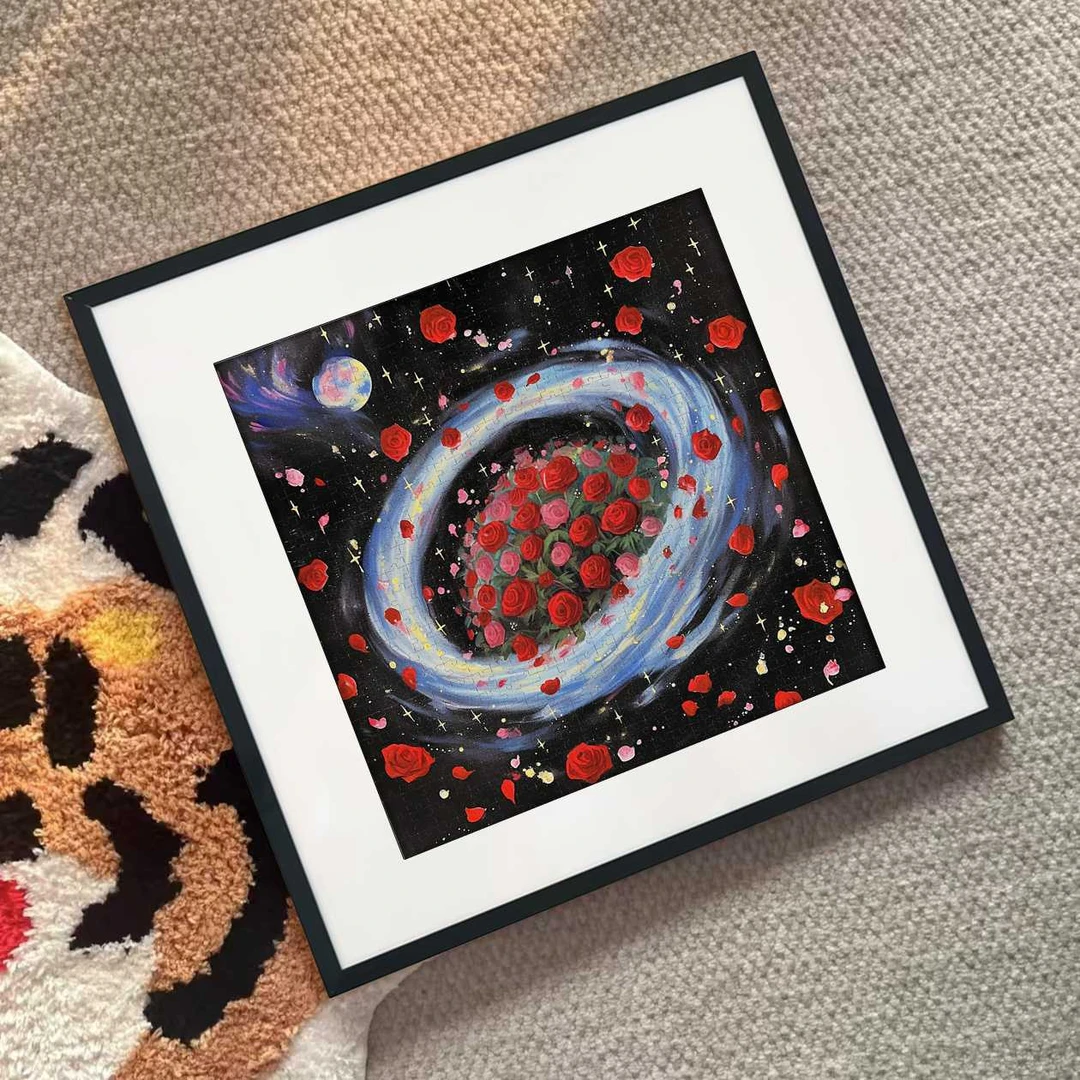 电玩具正品玩具情侣【500片送木质解压拼图】玫瑰女生高级星际礼