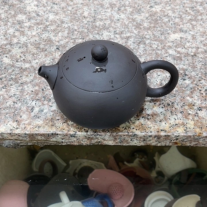 茶壶紫砂老紫泥西施凤鸣壶200毫升