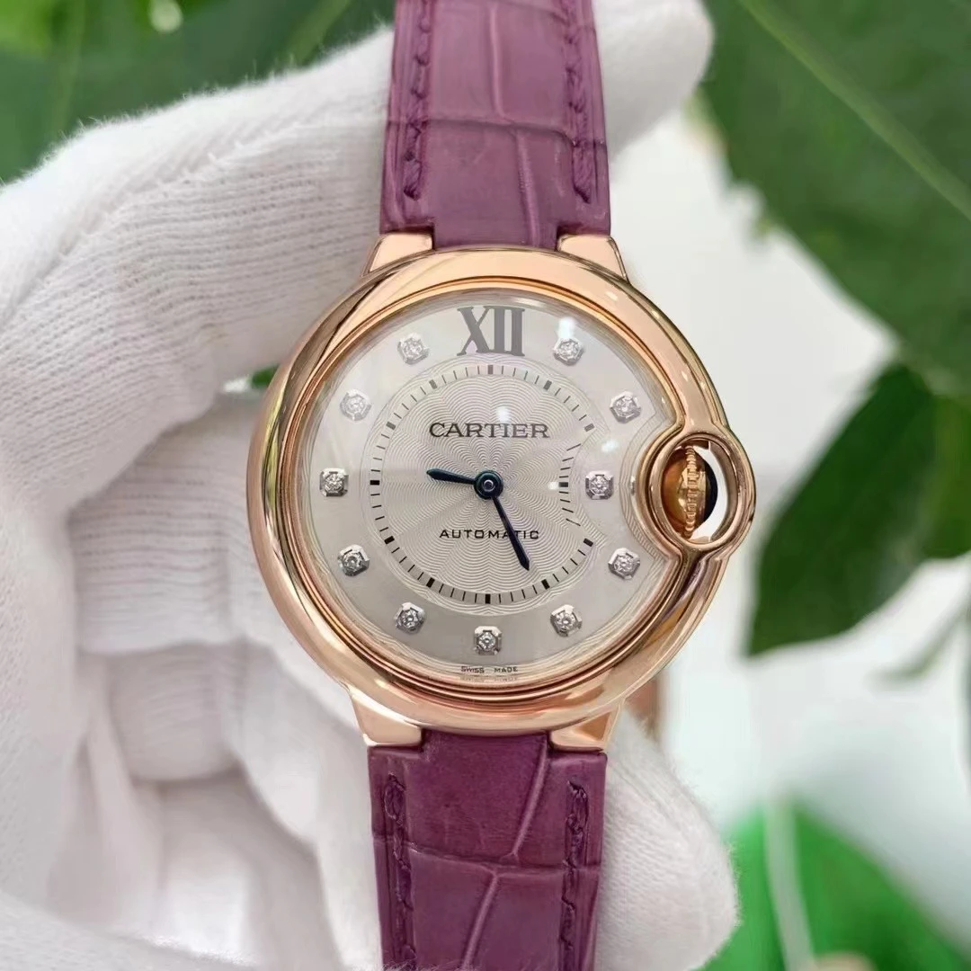 95新 Cartier/卡地亚 33MM/公价119000/卡地亚蓝气球WE902040腕表
