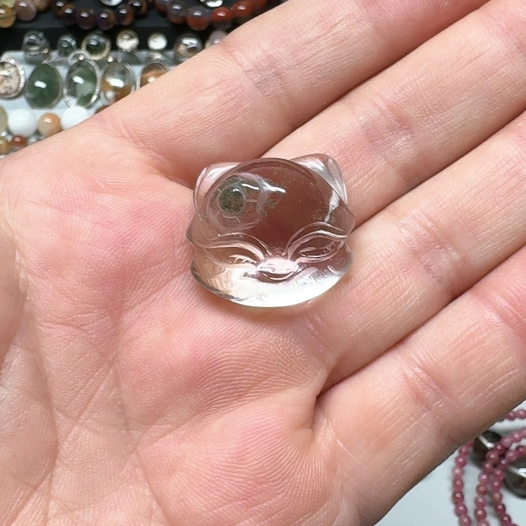 水晶水晶狐狸未镶嵌