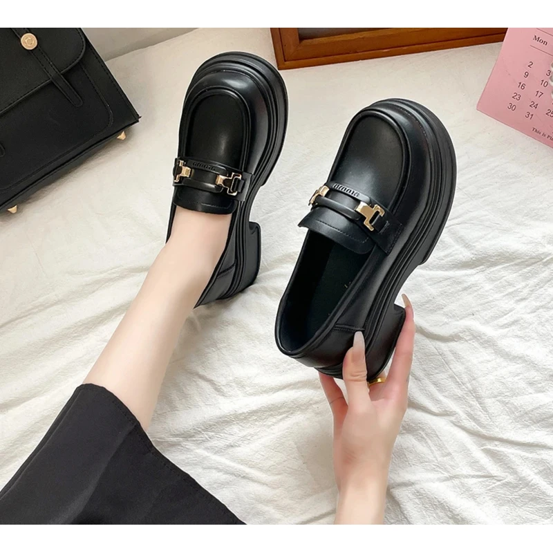 【孤品•高货】2025春季新款百搭时尚乐福鞋厚底休闲1783