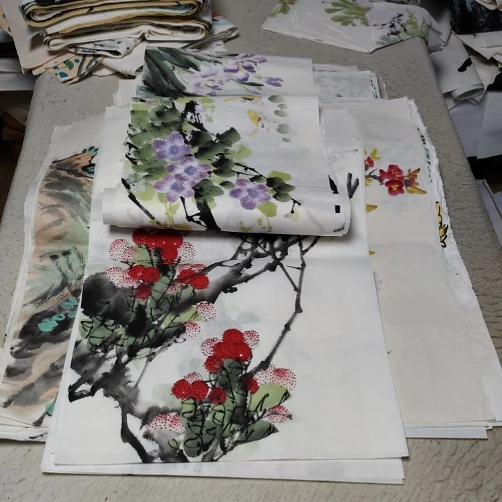 知***侠国画国画花鸟花鸟国画