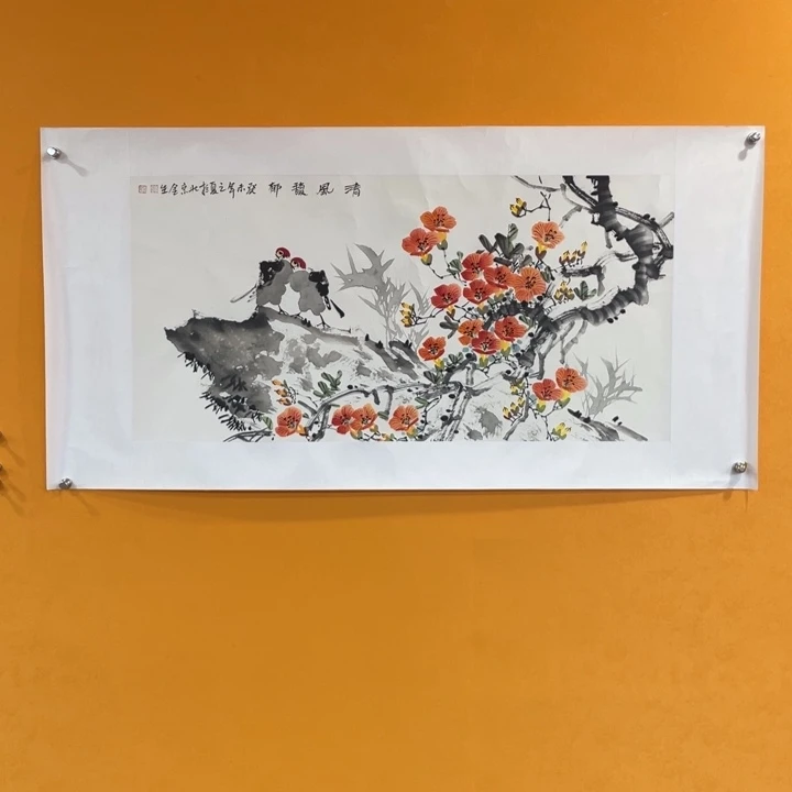 国画李川浦精品花鸟画
