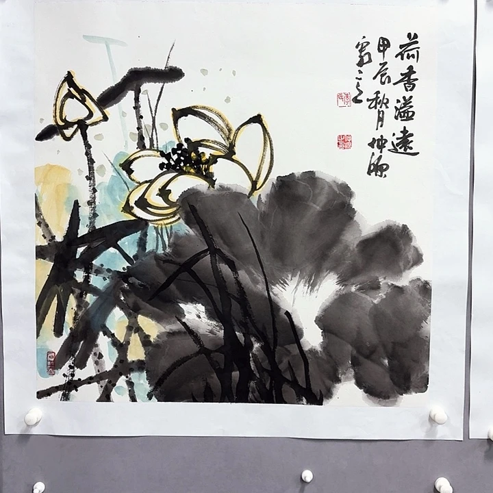 国画亲笔手绘放心去藏