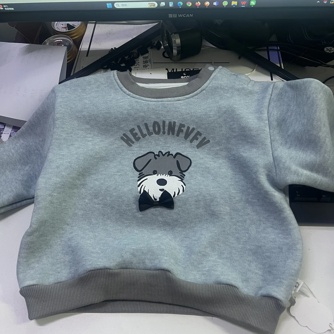 2025年冬款新款儿童卡通印花圆领卫衣BMD253579