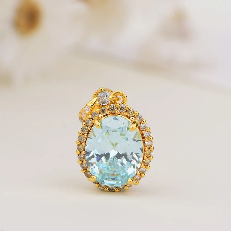 18k圣玛利亚蓝吊坠经典款LC849