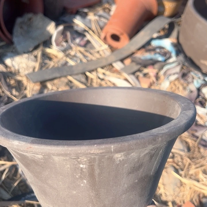 红陶紫砂碗盆口20