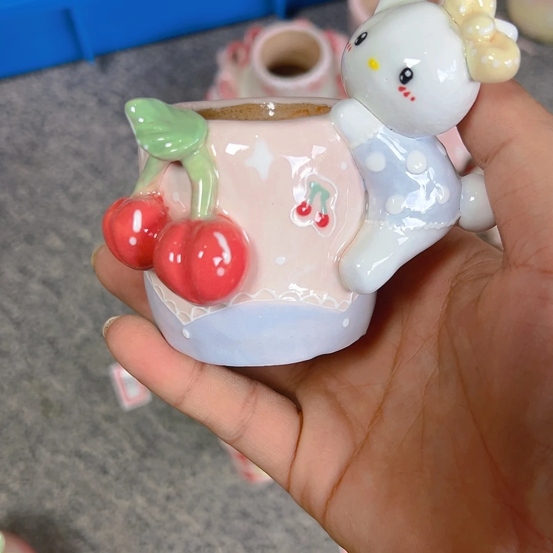 清仓老梧家的手工多肉花盆