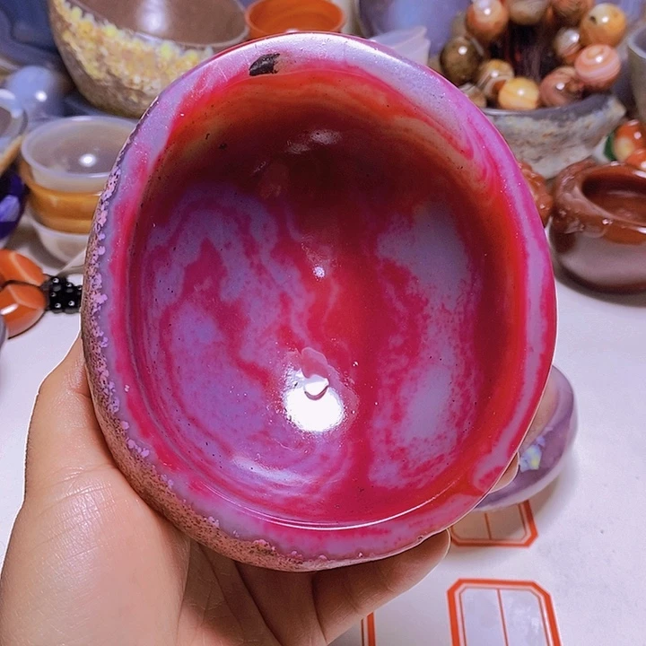 玛瑙/玉髓，未镶嵌笑**湖