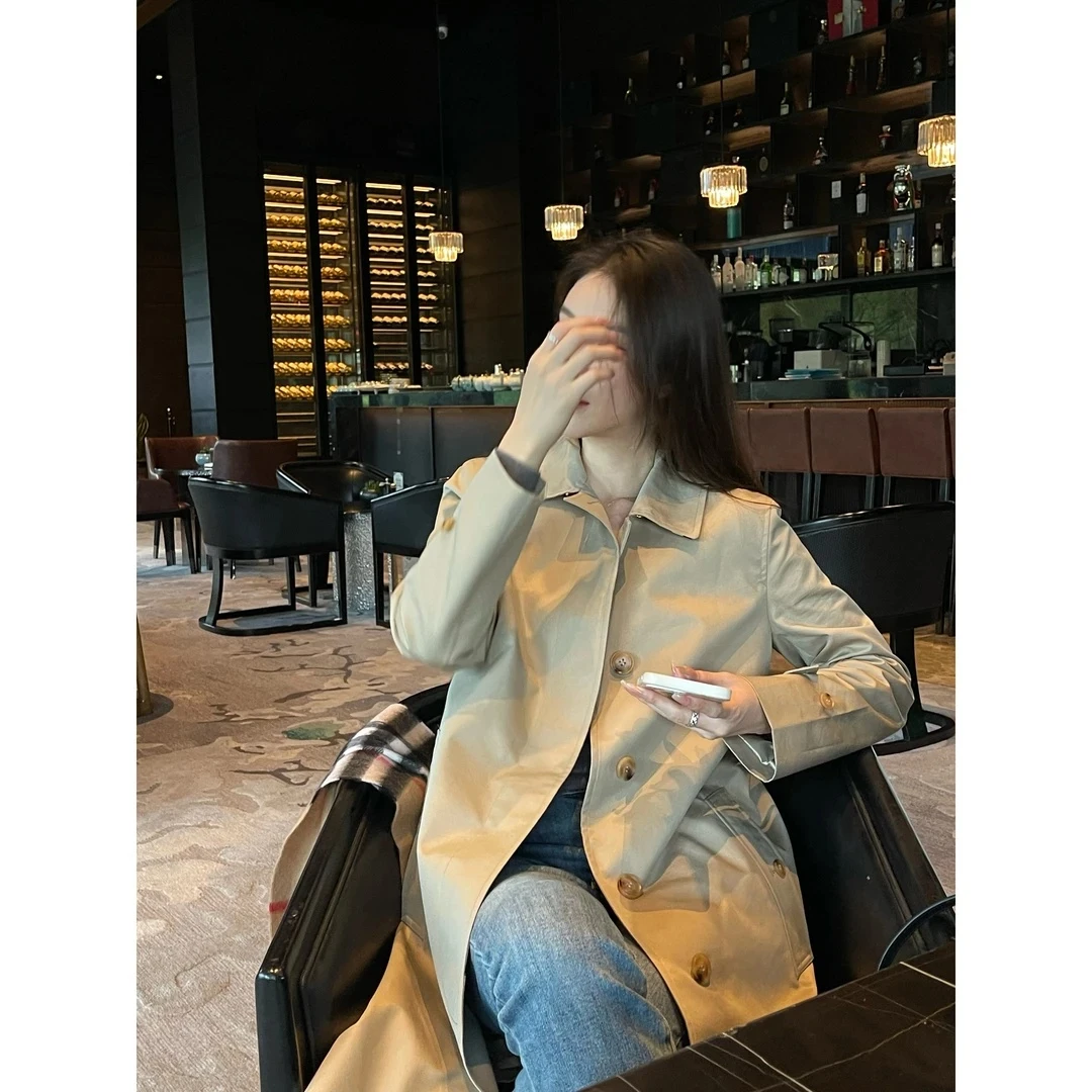 “卡姆登”切尔西风衣外套女2025新款爆款洋气