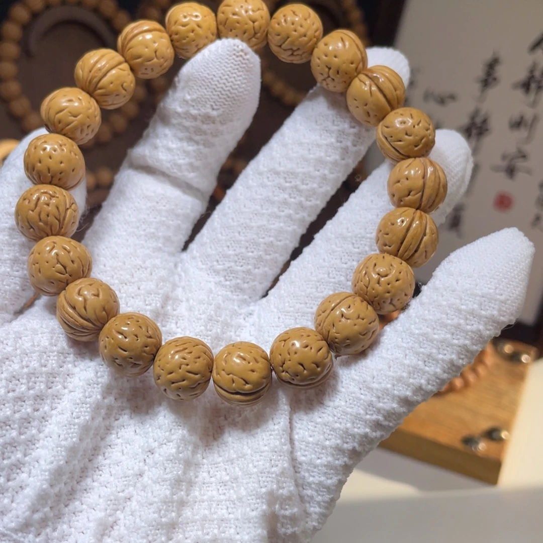 桃核吊坠东北野生老型珠