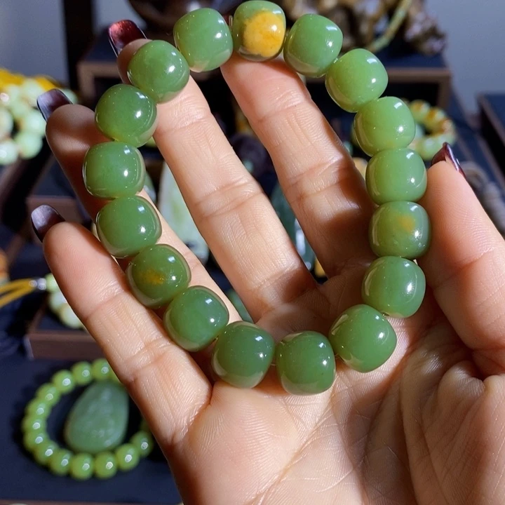 和田玉手链未镶嵌王*霖