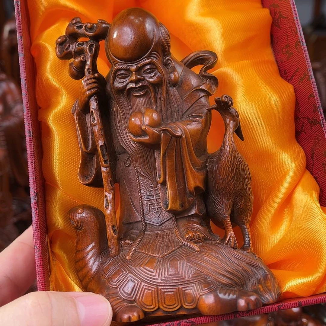 黄杨木黄杨木雕刻高度13厘米