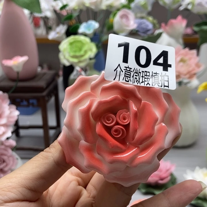 陶瓷手工制作陶瓷花