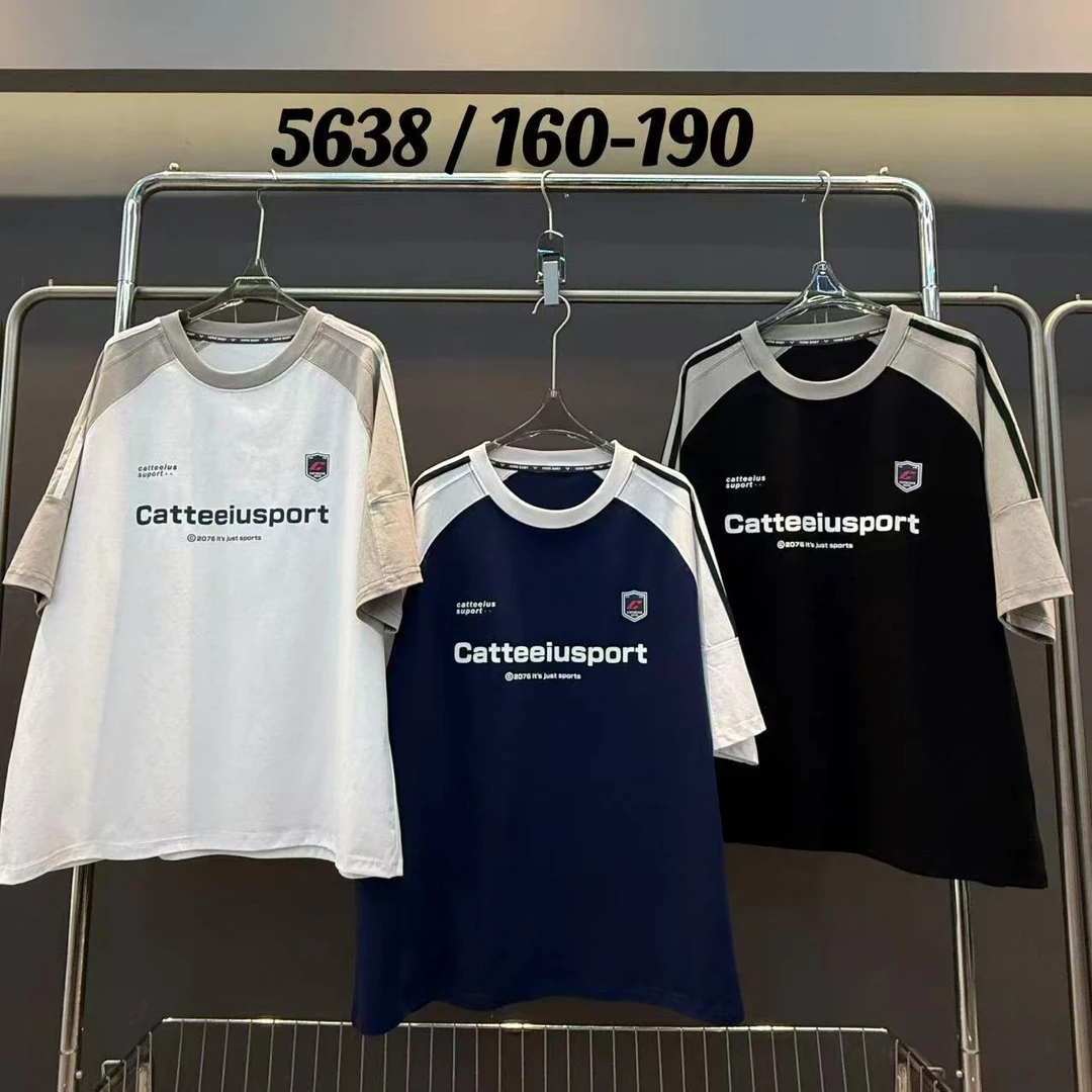 【5638-白色】潮品圆领T恤