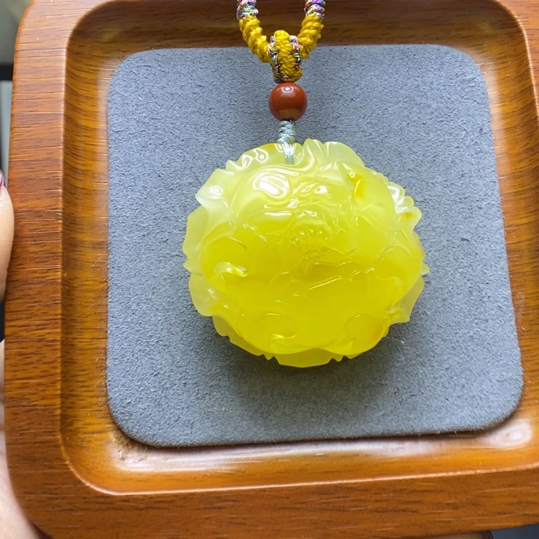 蜜蜡颈饰未镶嵌宁*郎