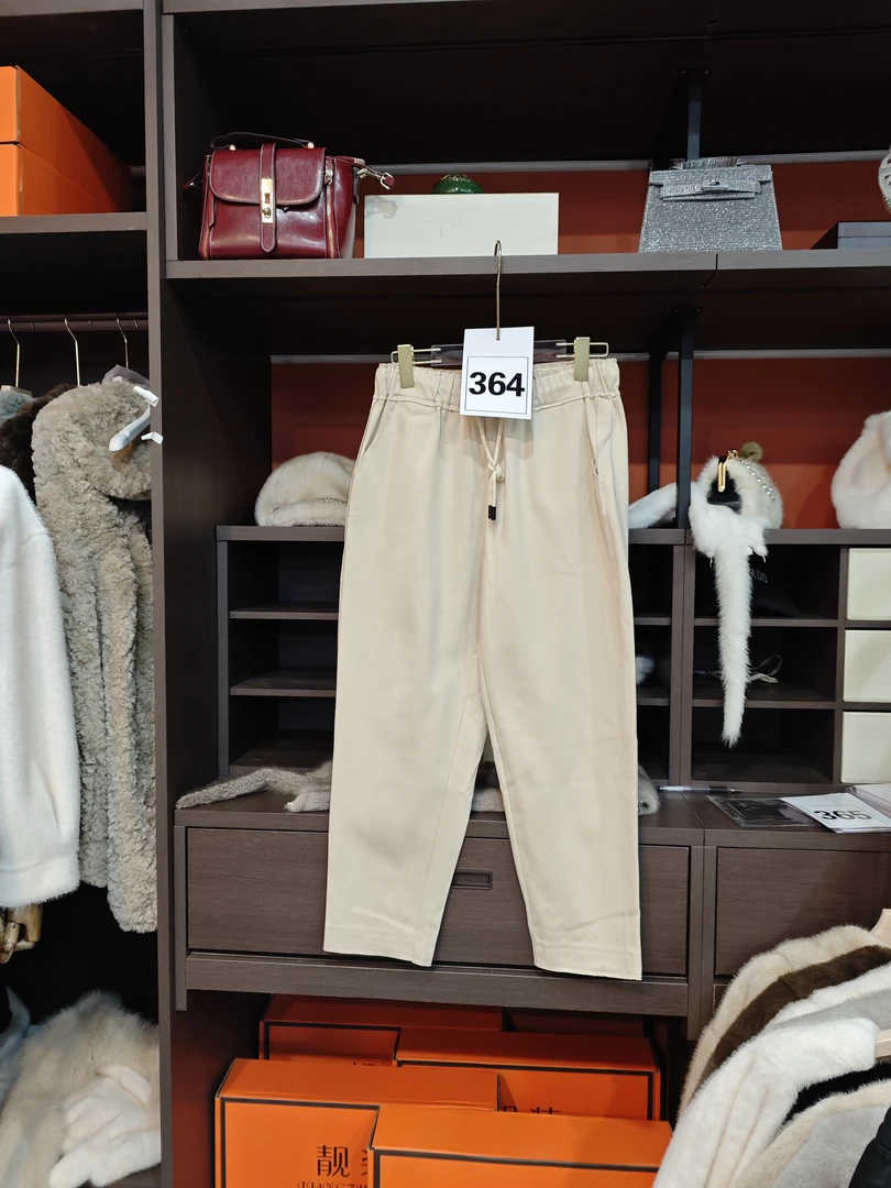 364休闲裤秋冬百搭高腰直筒潮流舒适简约白色宽松长裤卫裤夏季