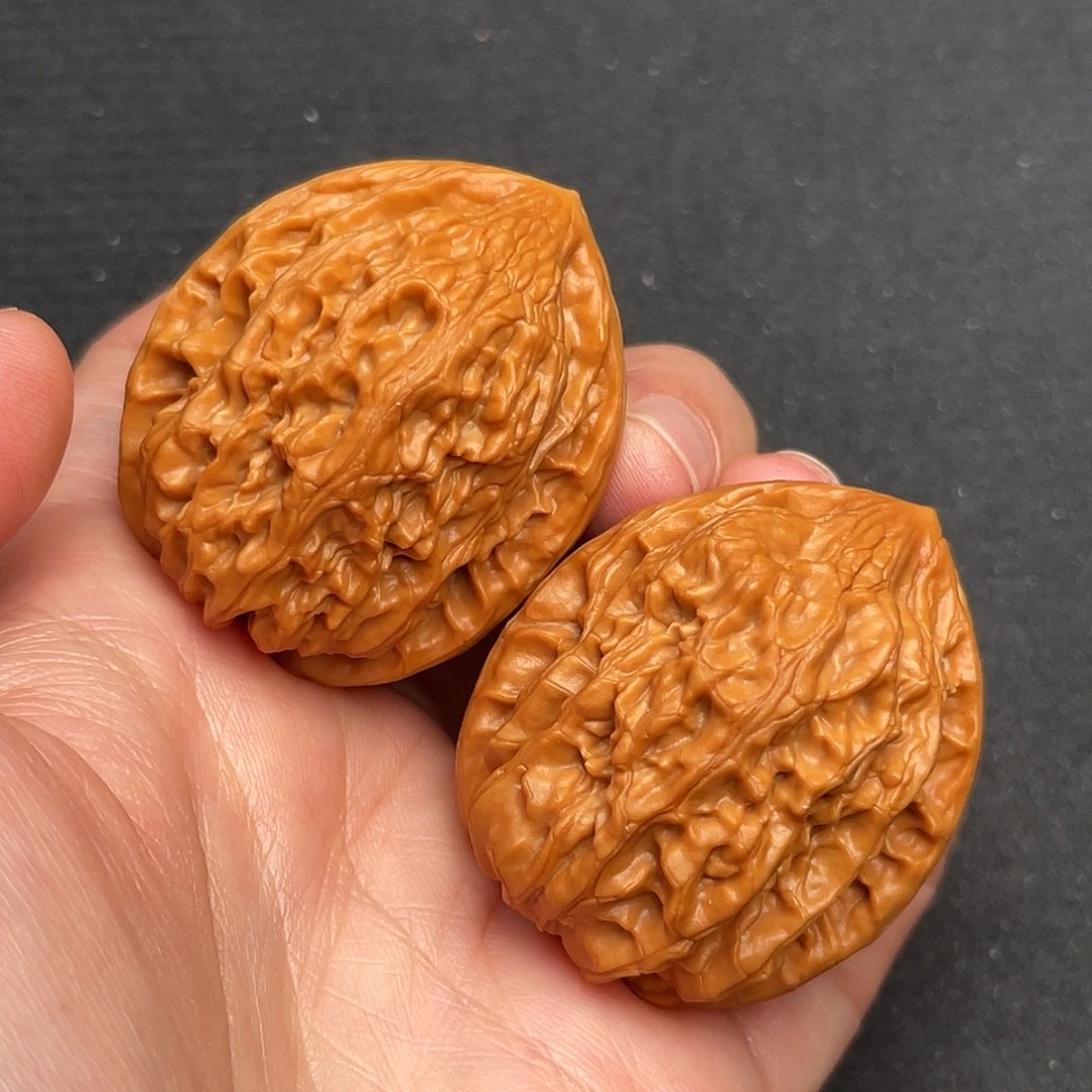 把件桃核老款鸡心38×38尺3267