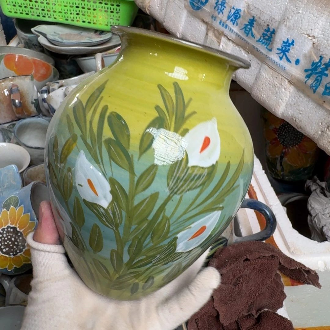 釉下彩瑕疵处理慎拍199