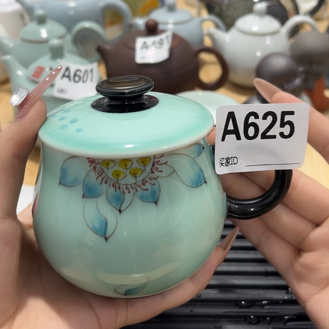 瓷片茶摆件工艺品摆件666