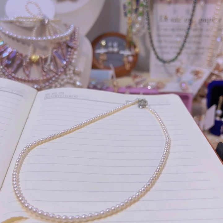 银S925镶嵌手绳淡水珍珠