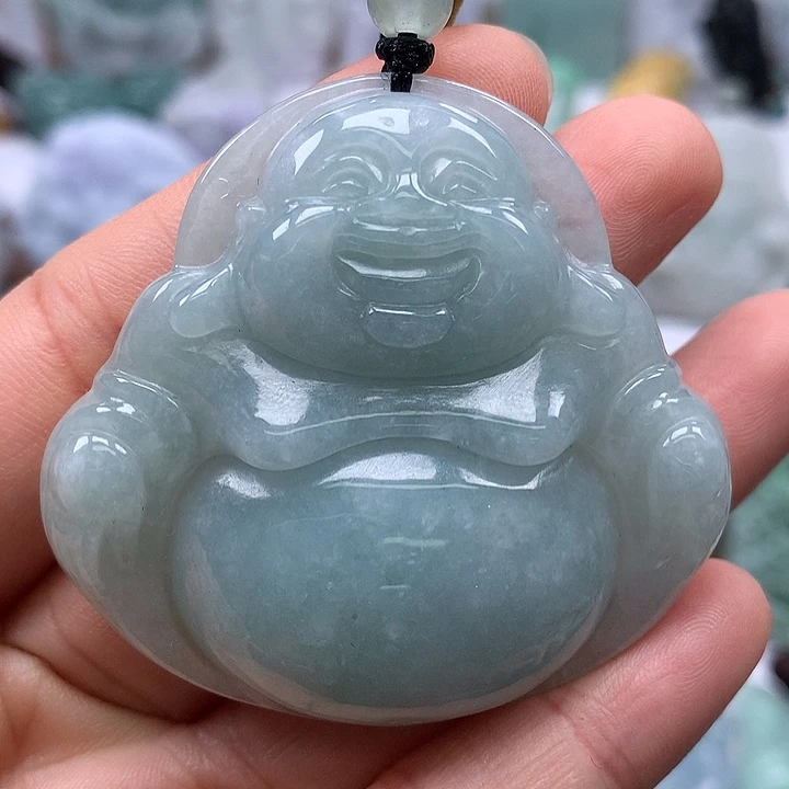 翡翠未镶嵌颈饰大佛福利