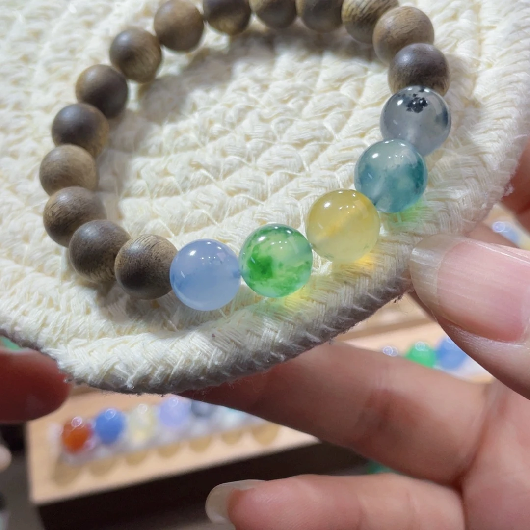 翡翠未镶嵌手链打包价
