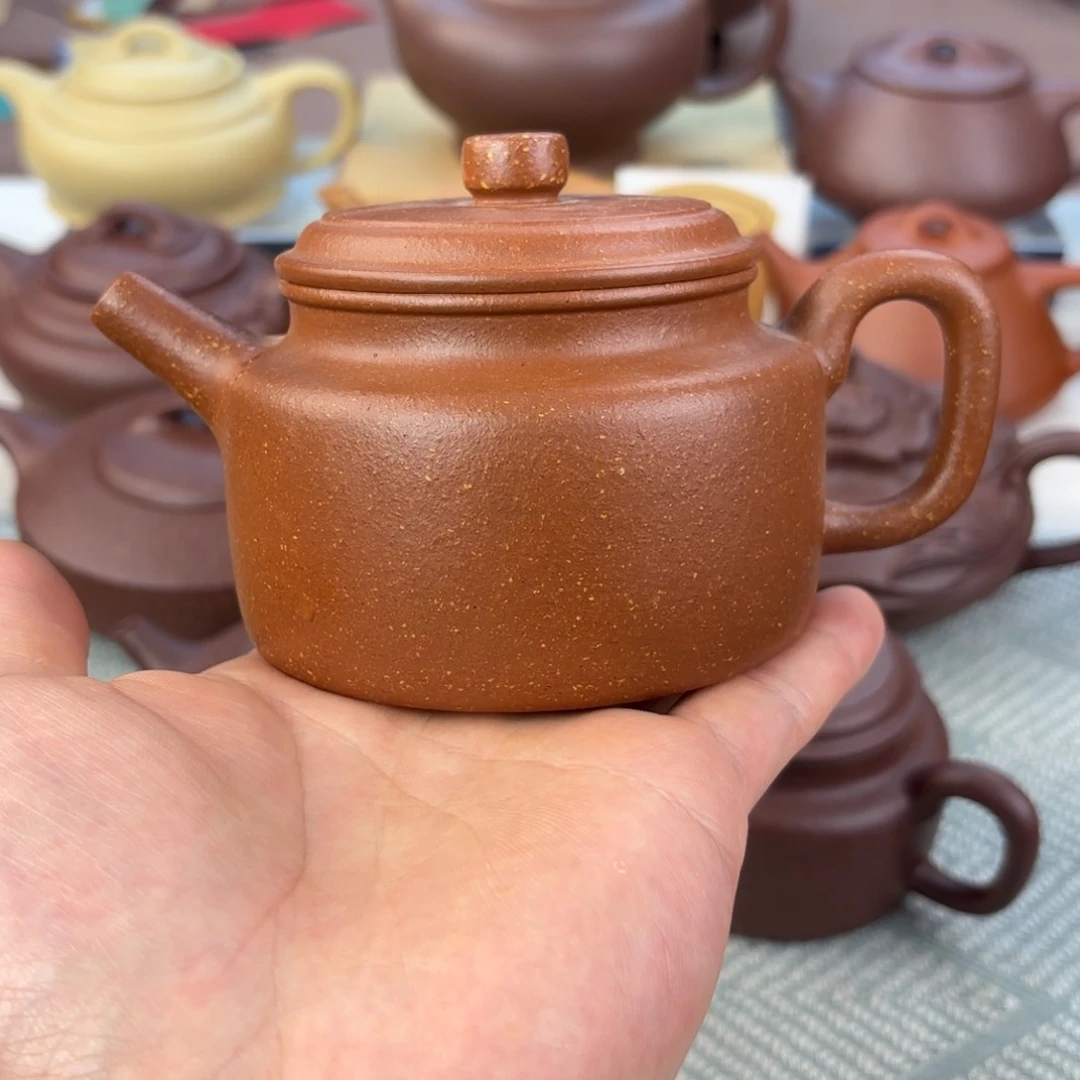 紫砂茶壶德忠 红降坡 255cc