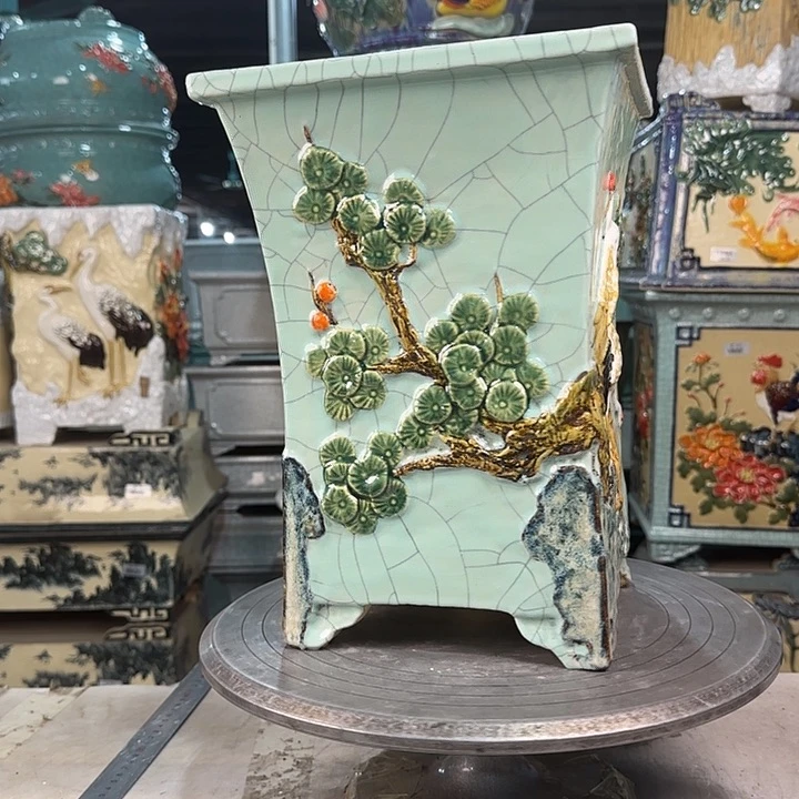 红陶狼*岭南100,000花盆