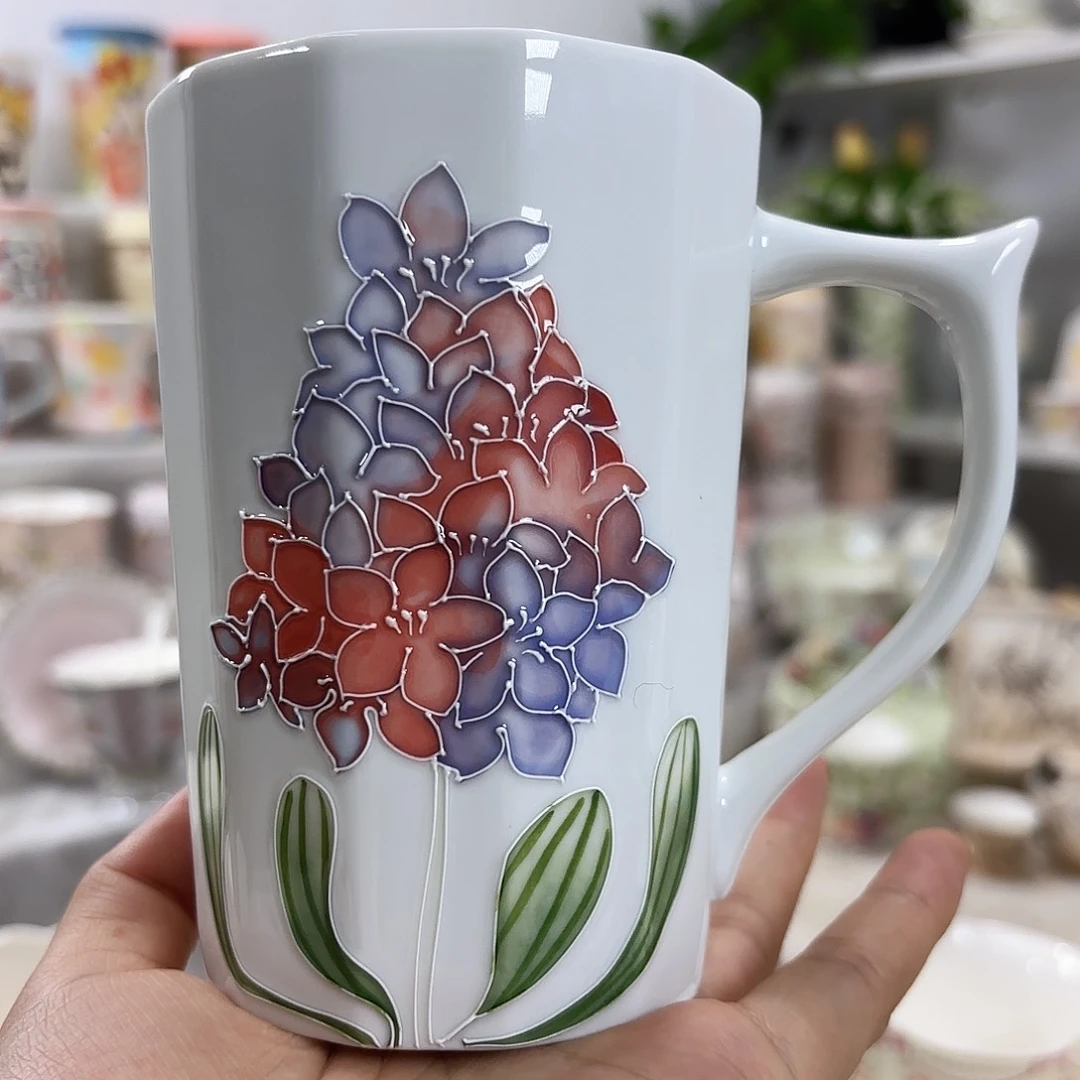 手绘创意高温釉下彩陶瓷
