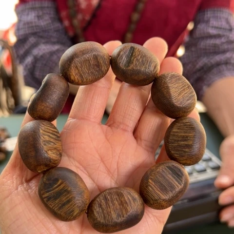 沉香手串白棋28克卡2.0多样性发1条