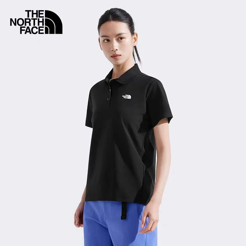 THE NORTH FACE/北面女短袖POLO衫防晒速干衣户外透气新款|8CYZ