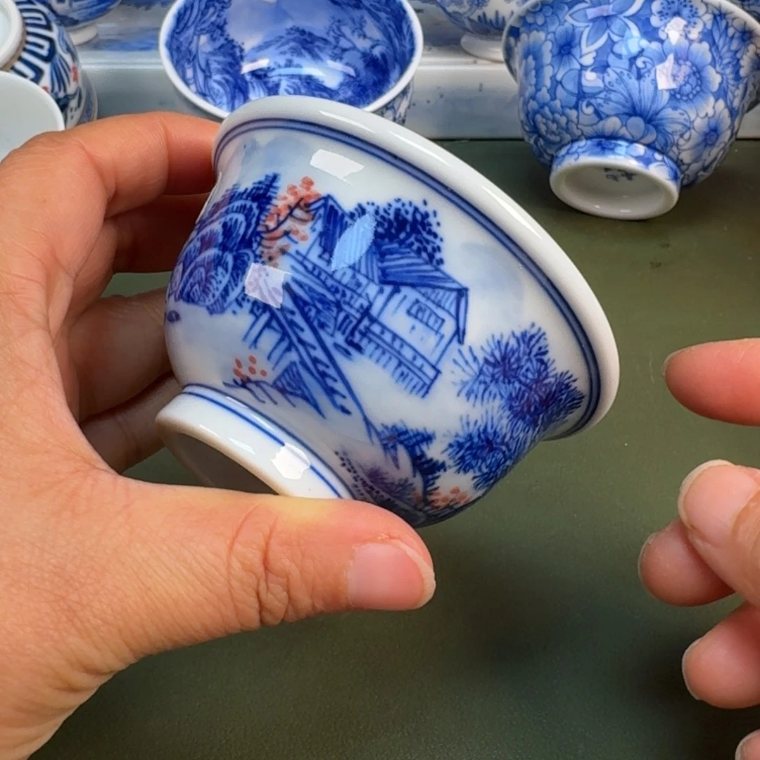 陶景德镇纯手绘茶具圆圆229