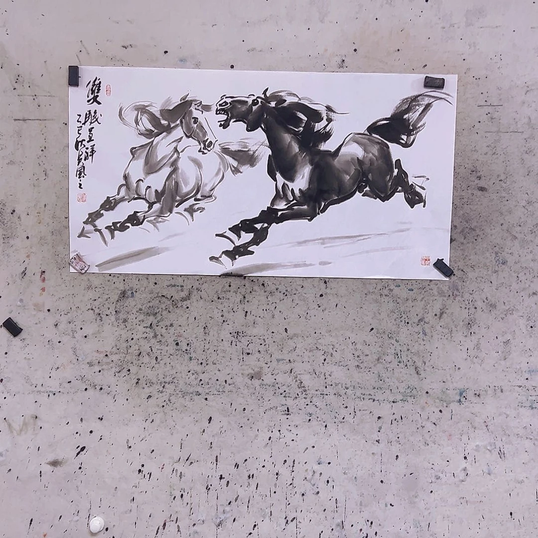 康***宁国画三尺100x50cmcm