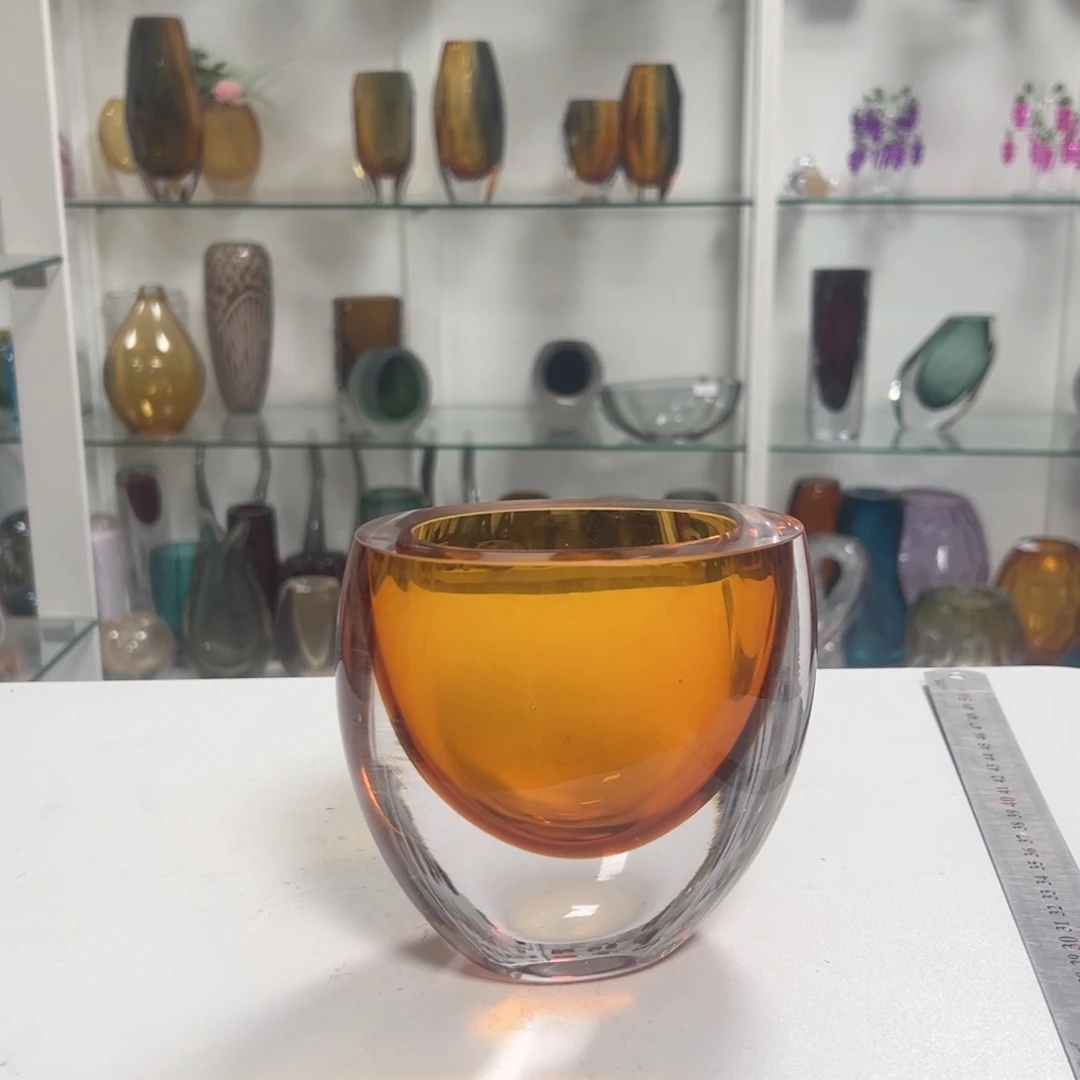 幻彩琉璃花瓶花器高度14