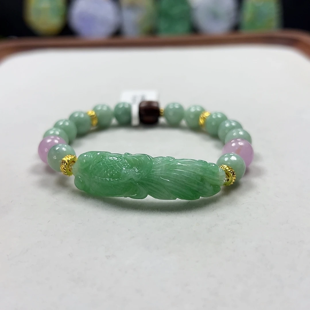 翡翠未镶嵌手链手牌